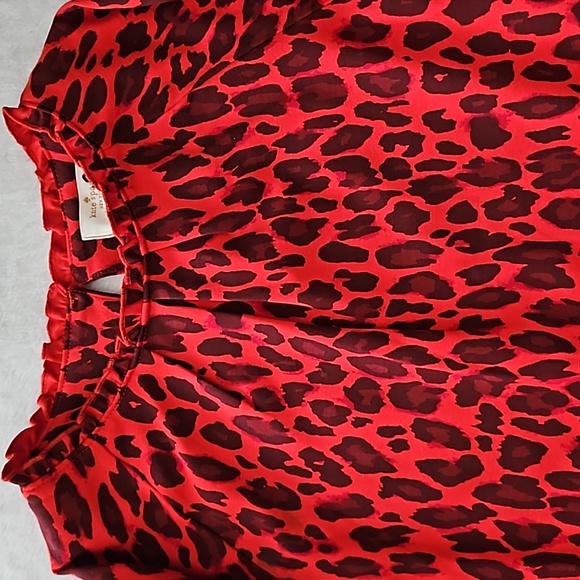 Kate Spade Red Leopard Dress - Picture 3 of 10